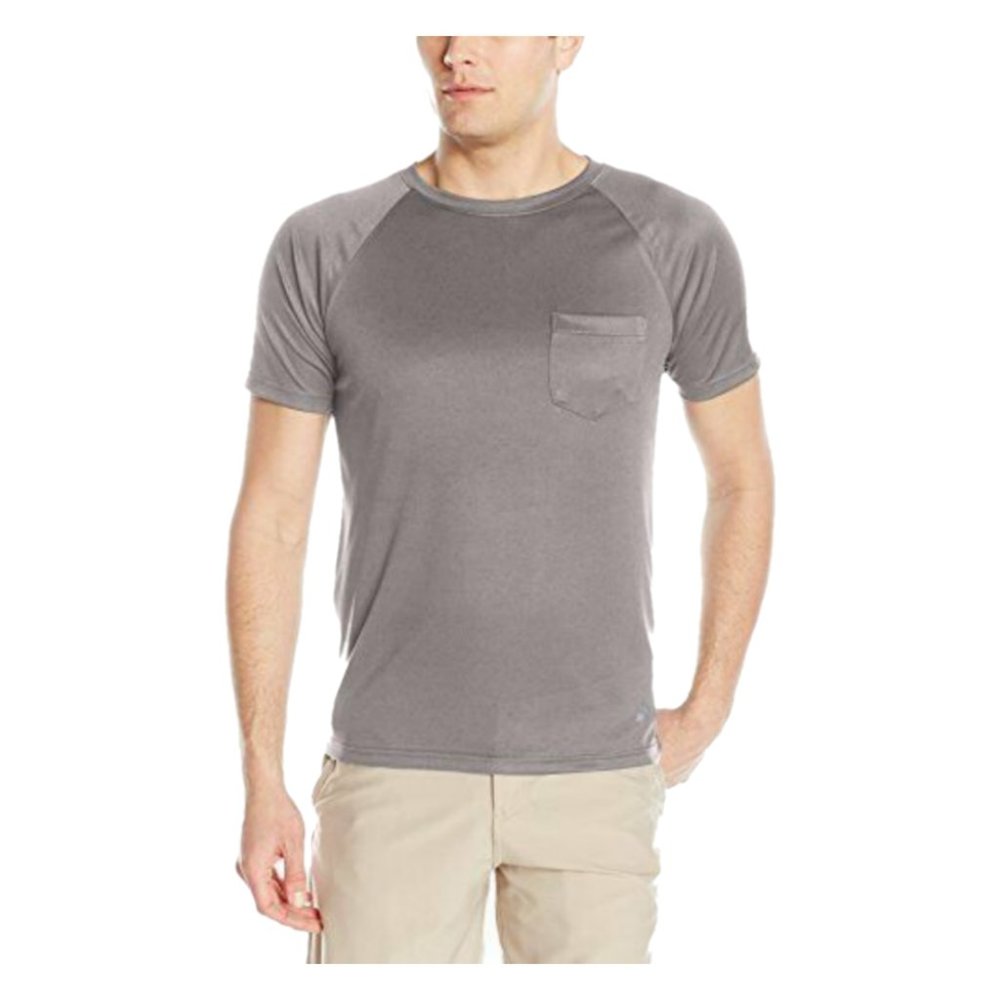 Trunks Mens UPF 20 Short Sleeve Swim Tee Frost